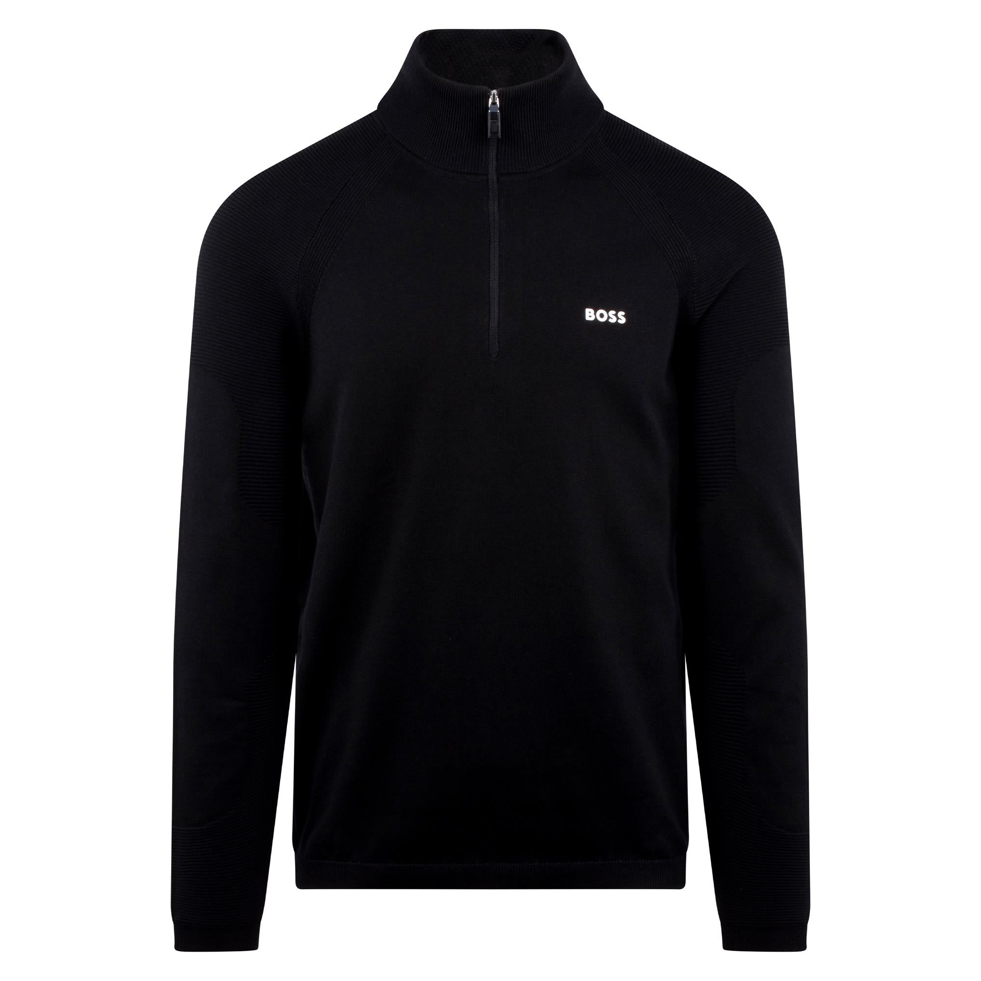 Boss Perform-X Knitted Mens Sweater Black